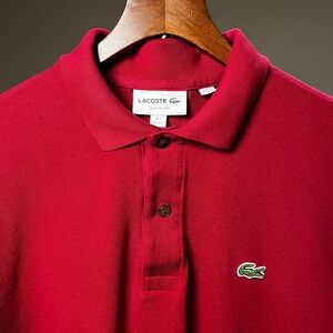 Lacoste Men's Polo in Rich Burgundy